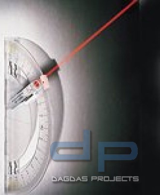EVI-PAQ® Winkelmesser m. Halterung weiß, Kunststoff, 10- 170°, für AF-BP-2