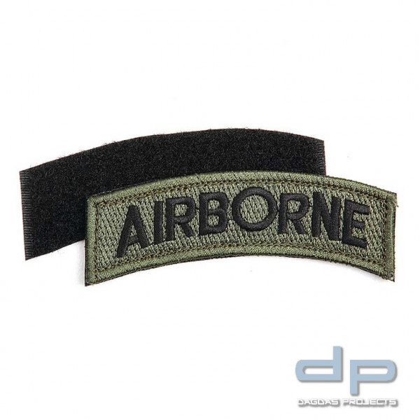 Emblem Stoff Airborne TAB mit Klettband #1049