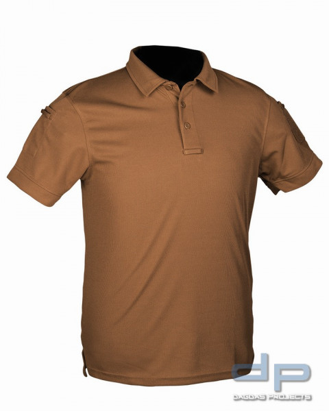 TACTICAL QUICKDRY POLOSHIRT DARK COYOTE VPE 3