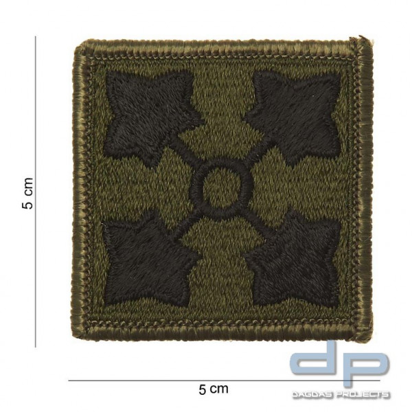Emblem Stoff 4th Infantry Ivy Division