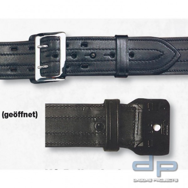Gürtel Koppel 2-Dorn Ledergürtel Lederkoppel Polizeikoppel neu 80 cm Polizei
