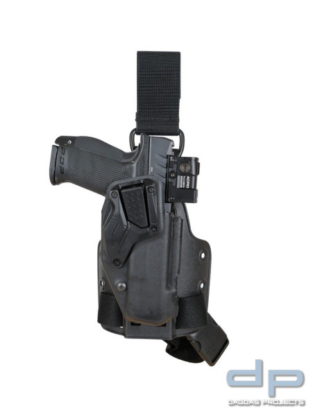 BIANCHI® 2004SP Taktisches Oberschenkelholster, SP10-Beinplatte, D-Ring