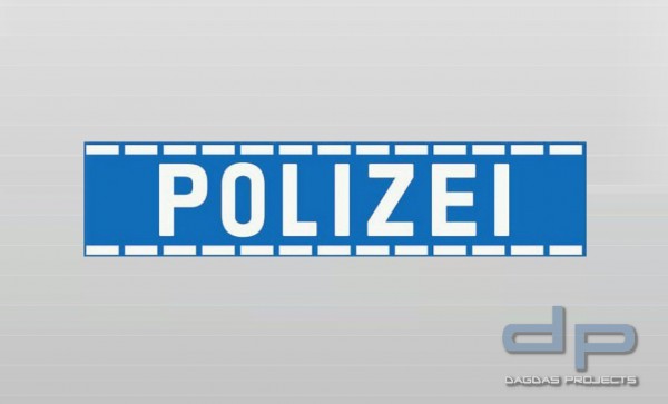 Magnetschild &quot;POLIZEI&quot;