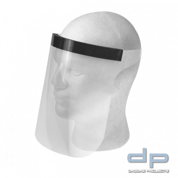 Gesichtsmaske/-visier, Hart-PVC, 240 x 230 mm (B x H)
