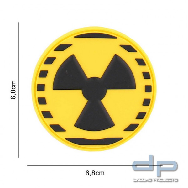 Emblem 3D PVC Nuclear gelb
