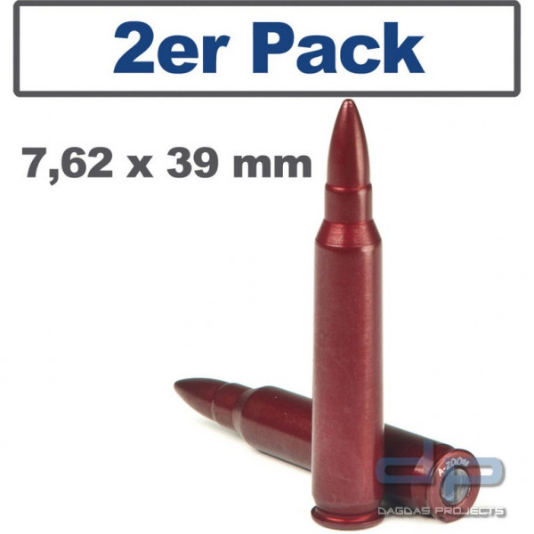 A-ZOOM Übungspatrone für Langwaffen - 2er Pack Farbe: rostrot
