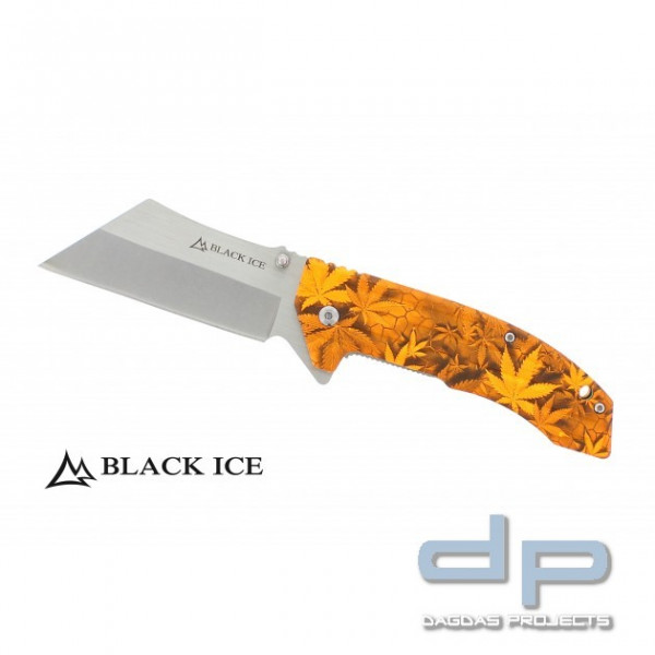 BLACK ICE Einhandmesser THC Orange