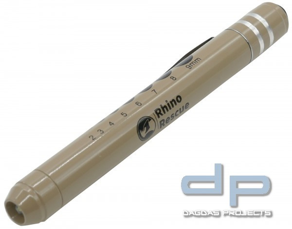 RHINO RESCUE REUSABLE LED PENLIGHT DIAGNOSTIKLEUCHTE COYOTE