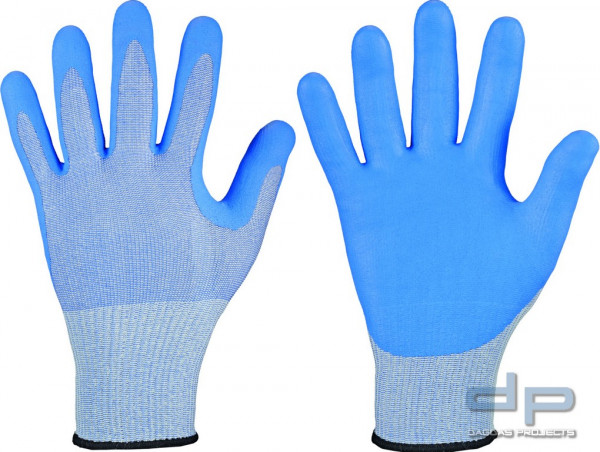 STRONGHAND® HANDSCHUHE in blau gesandeter Nitrilschaumbeschichtung VPE12
