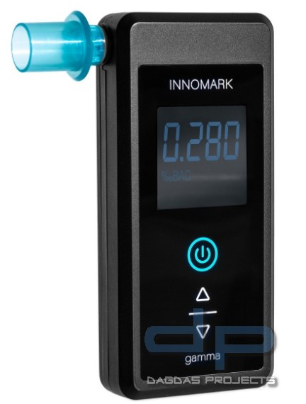 Alkoholtester INNOMARK gamma mit elektrochemischem Sensor und LC Display