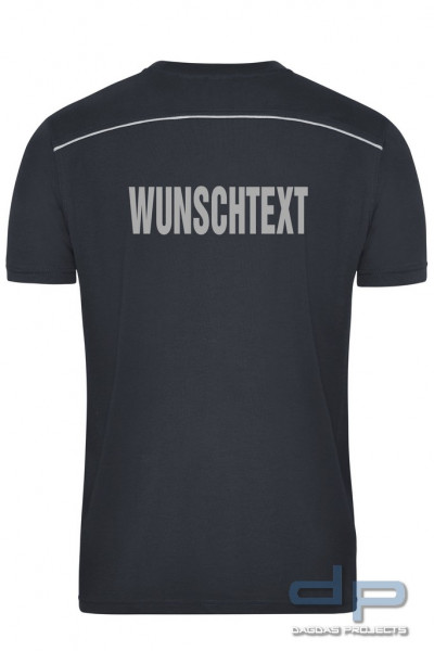 T-Shirt dp S-Serie mit Wunschaufdruck Farbe Grau Größe 3XL