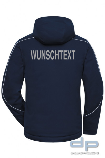 Einsatzjacke Softshell Padded dp S-Serie in verschiedenen Farben mit Wunschaufdruck