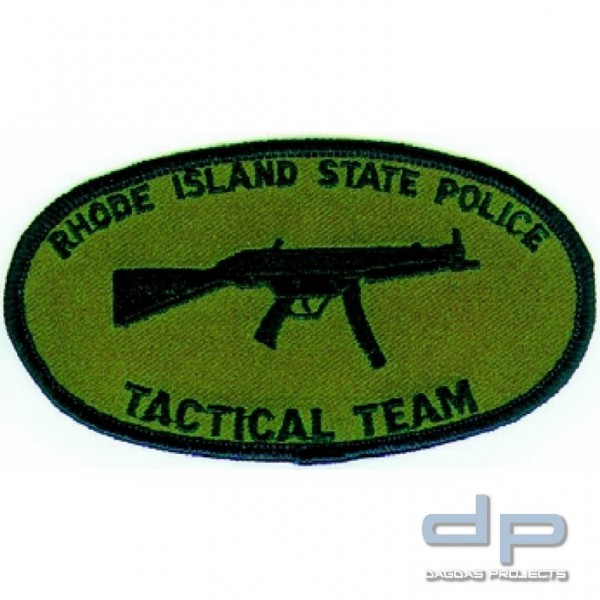 Stoffaufnäher - Rhode Island State Police - Tactical Team