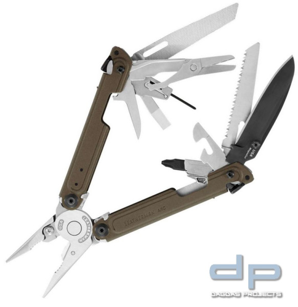 Leatherman ARC® (taktisches Multitool), Farbe: Tarmac