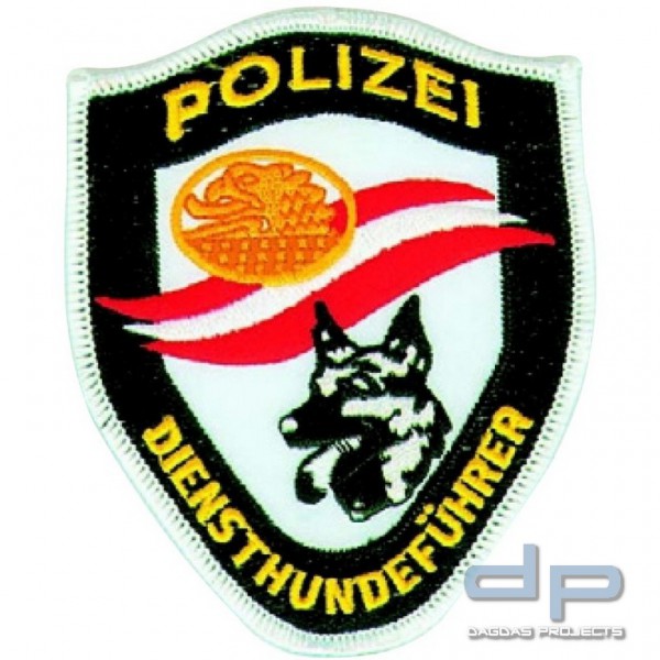 Stoffaufnäher - Polizei-Diensthundeführer (Österreich / Austria)