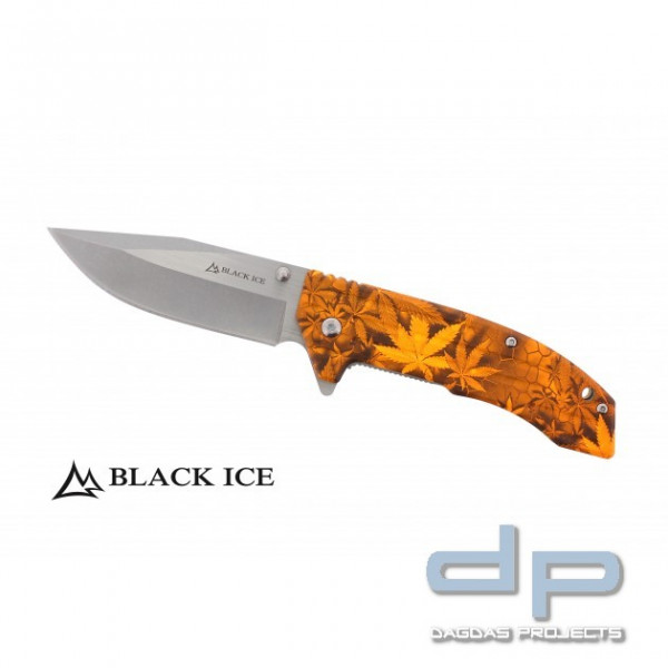 BLACK ICE Einhandmesser Ace Orange