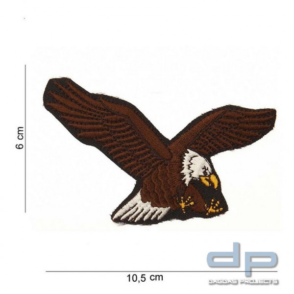 Emblem Stoff Flying Eagle Blick nach rechts (klein)