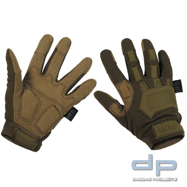 Tactical Handschuhe, &quot;Action&quot; coyote tan