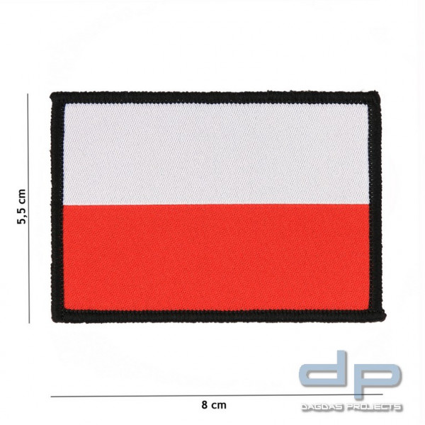 Emblem Stoff fein gewebte Flagge Polen