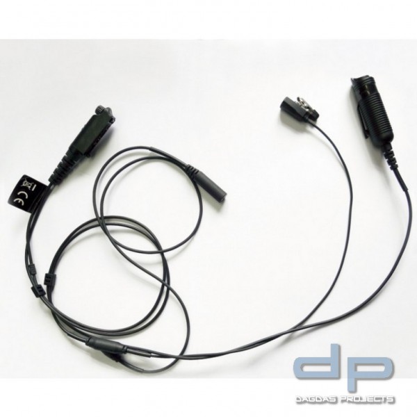 3-Kabel Sprechgarnitur für SEPURA STP8000 / STP9000