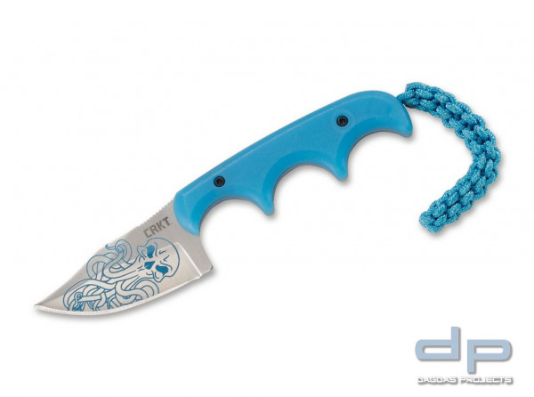 CRKT Einsatzmesser Minimalist Bowie Cthulhu Blue