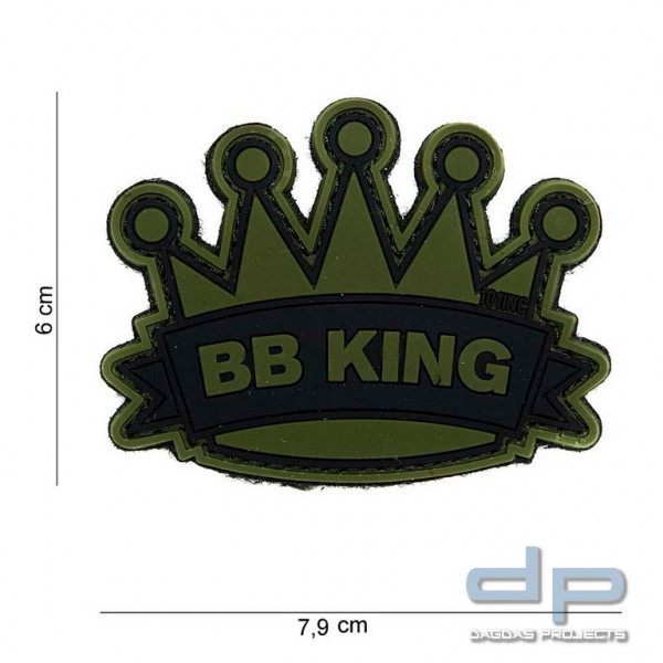 Emblem 3D PVC BB King grün