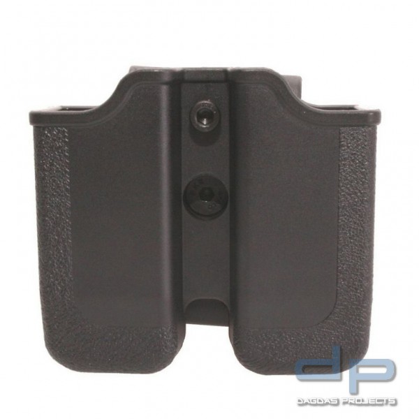 Doppelmagazintasche mit drehbarer Gürtelschlaufe