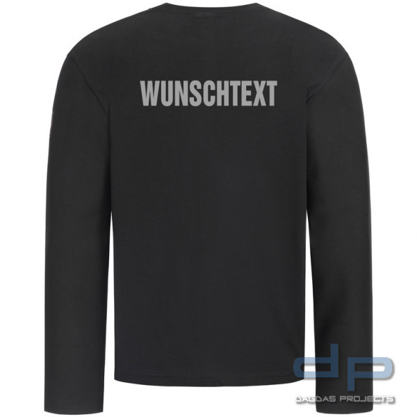 Brunnirok Armschutz-Shirt Siegburg mit Wunschaufdruck in reflex silber