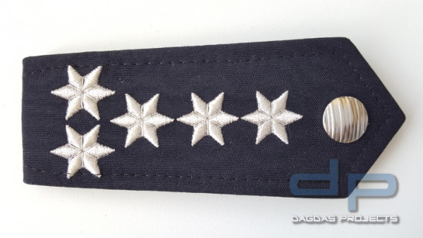 ps97 Polizei Schulterstücke blau 2 goldene Sterne POR 1 Paar 