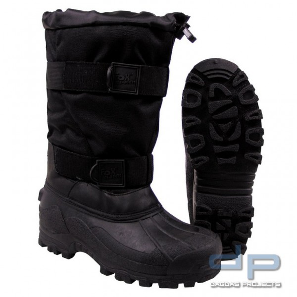 Kälteschutzstiefel, "Fox 40 C" mit Gummisohle, schwarz