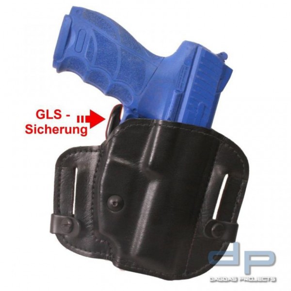 SAFARILAND® 537 GLSTM Gürtelholster, schwarz, Lederoptik