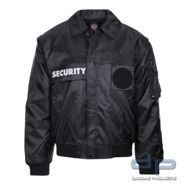 Security Jacke mit abnehmbaren ärmeln