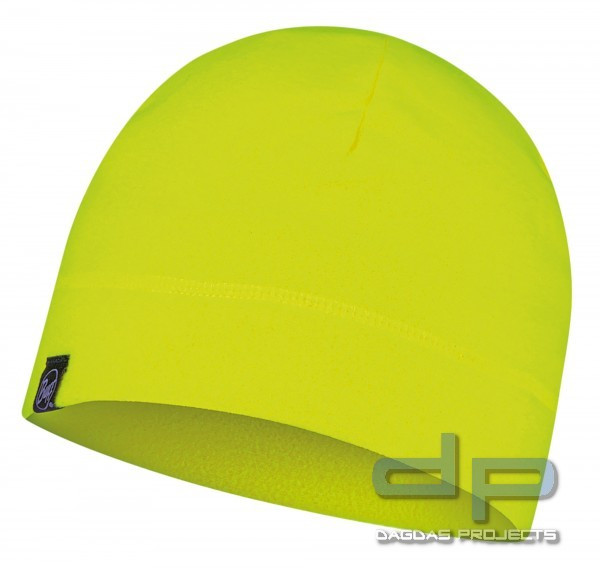 BUFF POLAR BEANIE SOLID YELLOW FLUOR