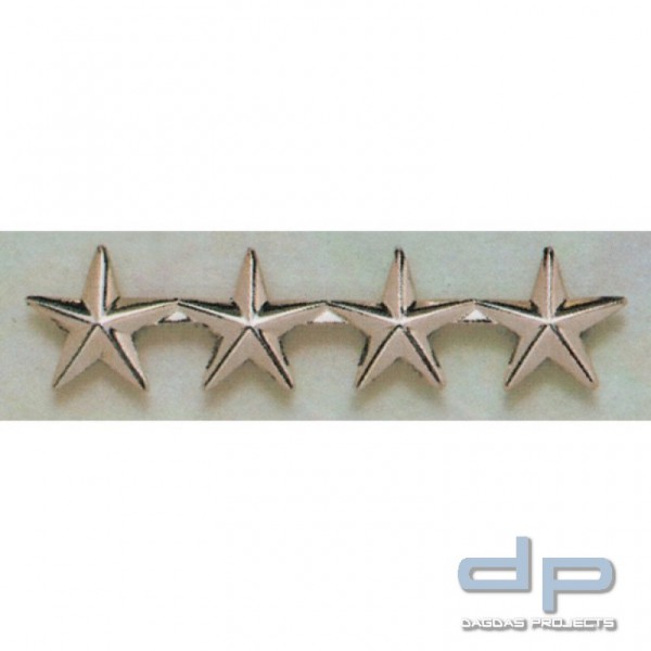 4 Sterne - Dienstgradabzeichen - Original U.S. - aus Metall