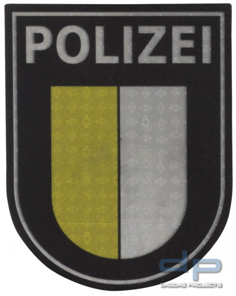 Ärmelabzeichen Polizei Mecklenburg-Vorpommern Reflektierend