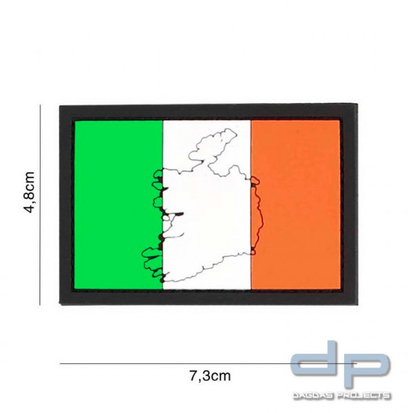 Emblem 3D PVC Irland mit Kontur