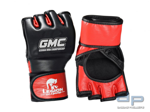 LEGION OCTAGON MMA Handschuhe GMC in Schwarz/Rot