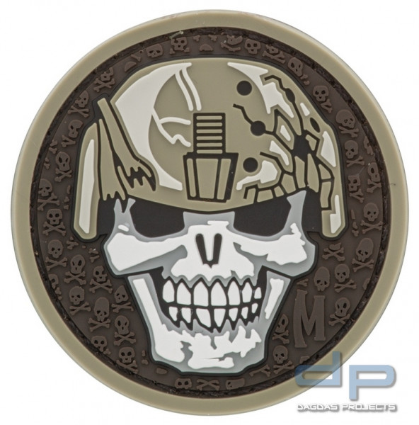 Maxpedition Rubber Patch SOLDIER SKULL Arid