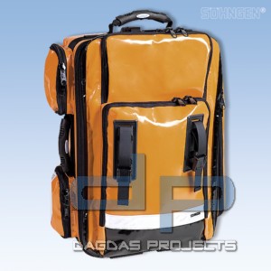 NumberOne Notfallrucksack orange gefüllt Modul A+B+C