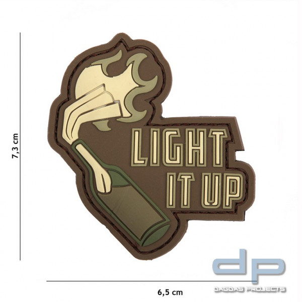 Emblem 3D PVC Light it up woodland