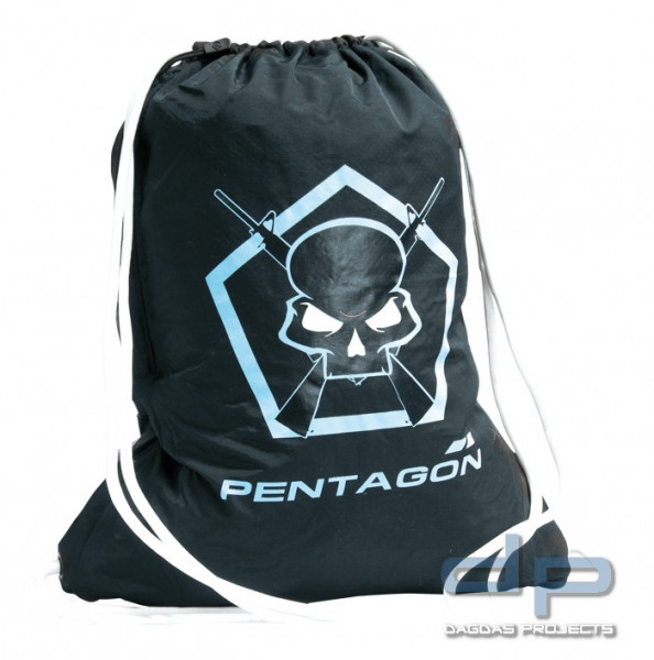 Pentagon Moho Gym Bag Skull in Schwarz und Grau