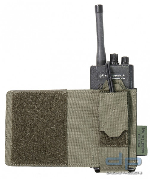 WAS LASER CUT WING VELCRO ADUSTABLE RADIO POUCH (LINKS)