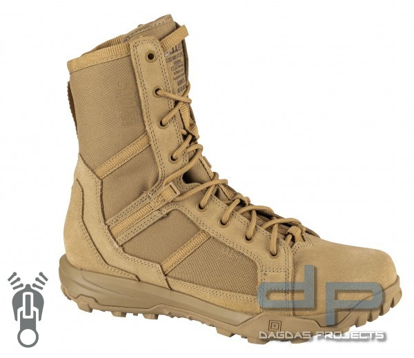 5.11 TACTICAL A/T™ 8 ARID SIDE-ZIP STIEFEL in Coyote