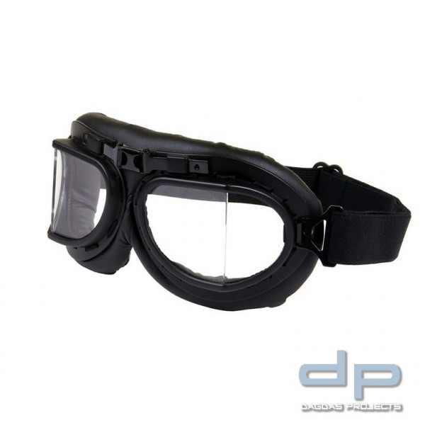 Motorrad brille schwarz RAF