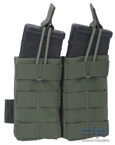 WARRIOR DOUBLE OPEN MAG POUCH 5.56