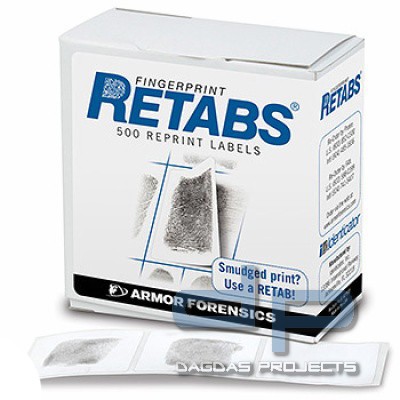 ReTabs® Fingerabdruck-Korrekturaufkleber 500er Pack