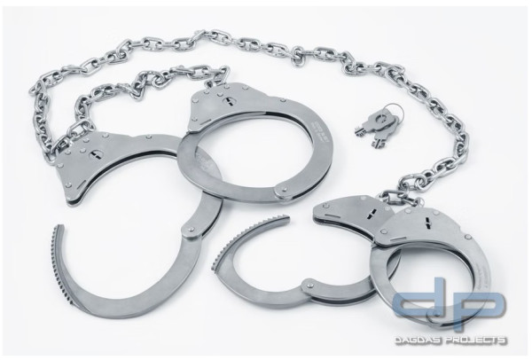 Clejuso Hand- und Fußfessel kombiniert aus Handfessel CLEJUSO Nr.9 + Fußfessel CLEJSUO Nr. 109/F