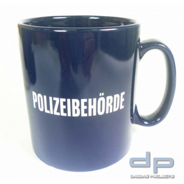 Keramiktasse &quot;POLIZEIBEHÖRDE&quot;