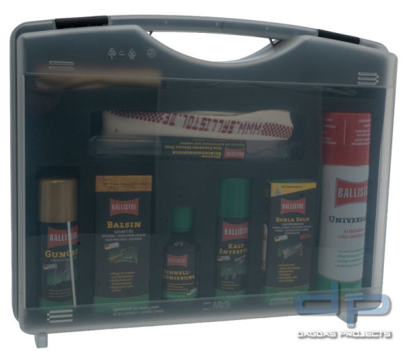 Ballistol Waffen Pflege-Set (Waffenpflegekoffer), schwarz