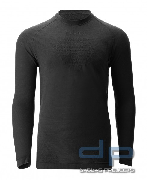 UYN FUSYON BIOTECH LANGARM SHIRT IN SCHWARZ